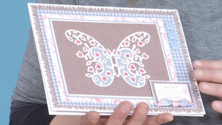 Making a Stenciled Butterfly Card | In The Studio