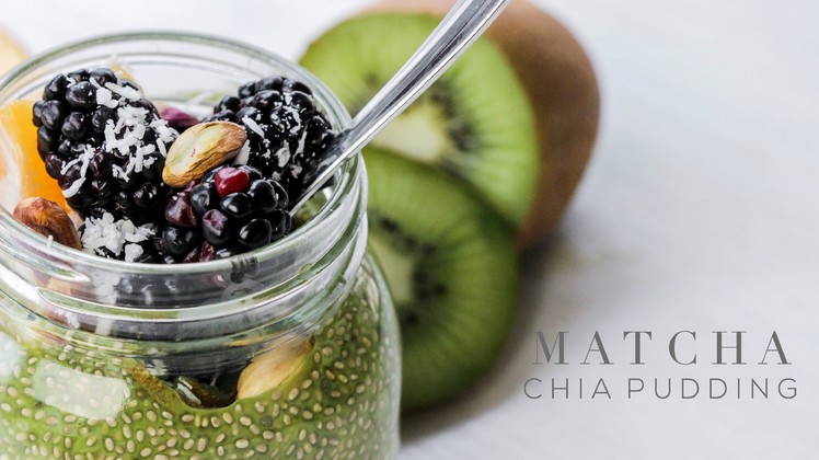 Matcha Chia Pudding Breakfast Jar | Recipe