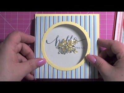 More Sequin Shaker Cards (with a mini tutorial)