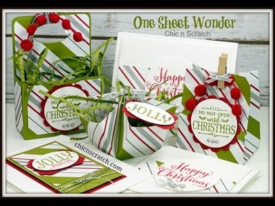 One Sheet Wonder -  Featuring Oh What Fun Stamp Set by Stampin' Up!