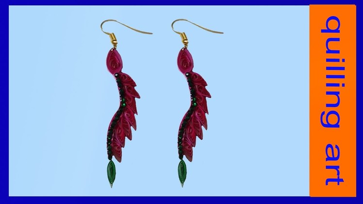 Quilled earrings latest designs