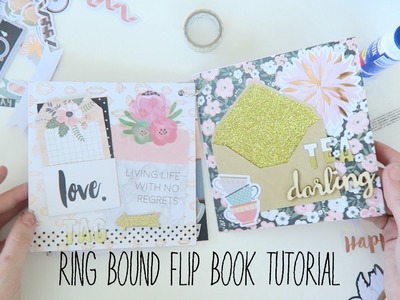 Ring bound flip book tutorial