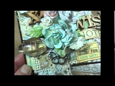 Shabby Chic Card (start to finish) DT project for ReneaBouquets