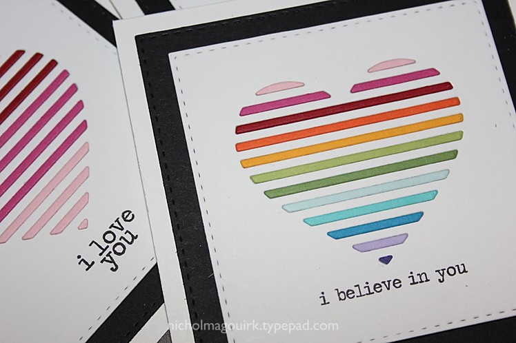 Simon Says Stamp Heart Vent Cards
