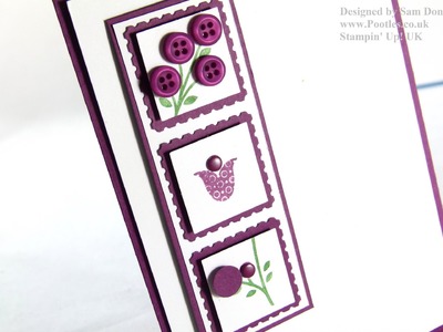 Stampin Up UK Bright Blossoms Simple Card