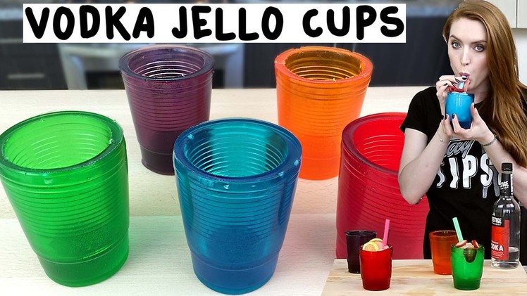 Vodka Jello Cups - Tipsy Bartender