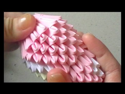 3D origami: rabbit suit part 2