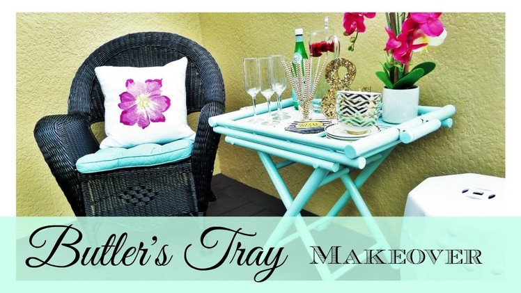 $8 Butler's Tray Table Makeover