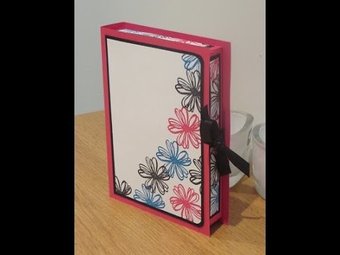 Book Box Card Gift Set Tutorial Using Flower Shop by Stampin' Up