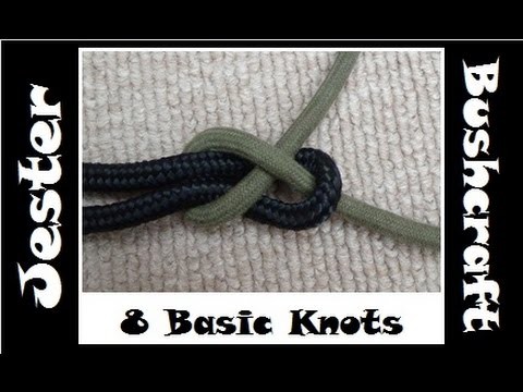 Bushcraft - Learning 8 Basic Knots