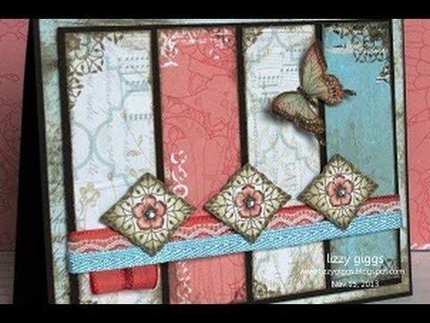 Card Tutorial #1 Vintage Butterflies (CLA400b)