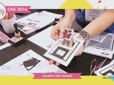 CHA 2016 - Elizabeth Craft Designs NEW Karen Burniston Collection