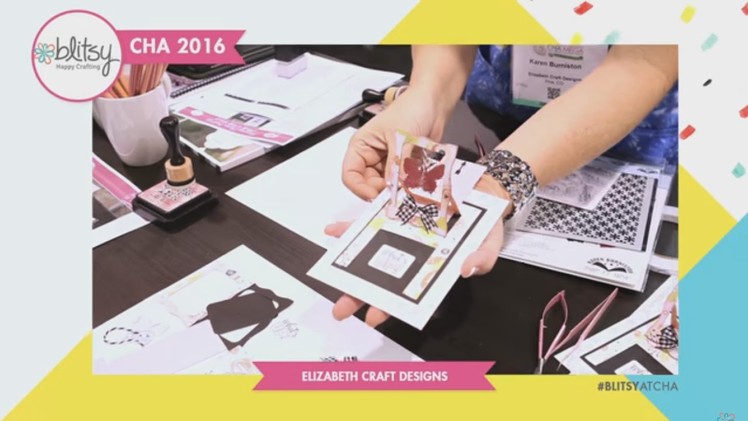 CHA 2016 - Elizabeth Craft Designs NEW Karen Burniston Collection