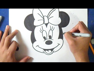 Como desenhar Minnie Mouse