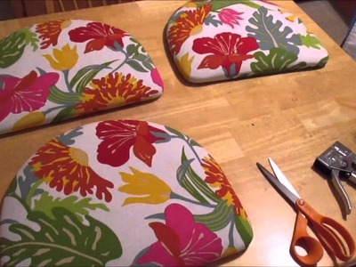 Crafty Jaxxy - Reupholstered bar stools