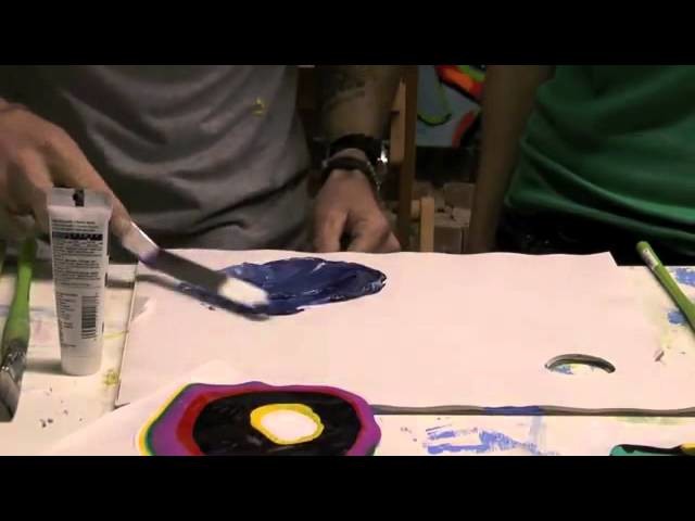 Creating Acrylic Sheets with Liquitex