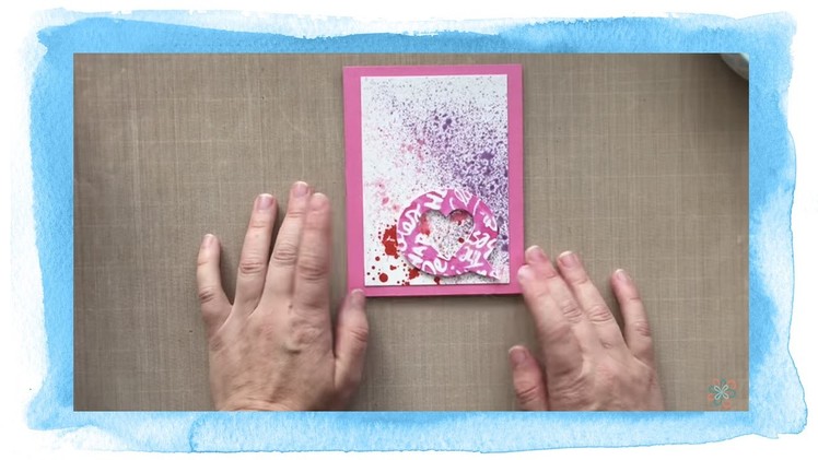 Creative Cards with Tsukineko Texture Sprays