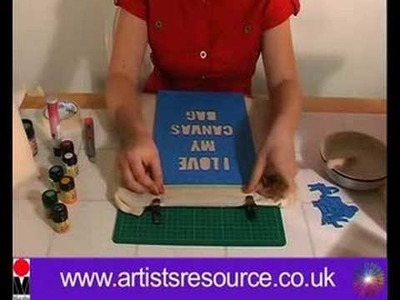 Decorate your Canvas Shopping Bag- Fabric Painting Textiles Project - Art and Craft