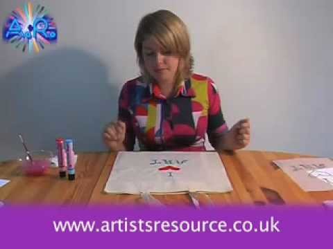 Decorate your Shopping Bag - Fabric Painting project - Art and Craft