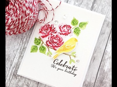 Design Team Tips: Watercoloring With Stamps