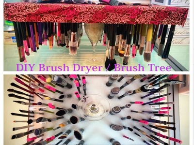 DIY Brush Dryer. Brush Tree