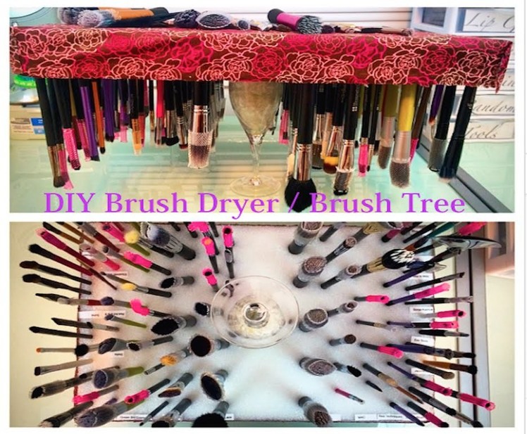 DIY Brush Dryer. Brush Tree