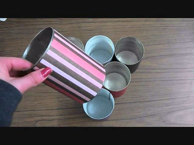 DIY Copic Storage Unit - Made from used tins!