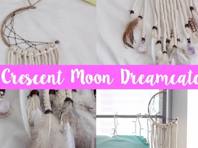 DIY Crescent Moon Dreamcatcher