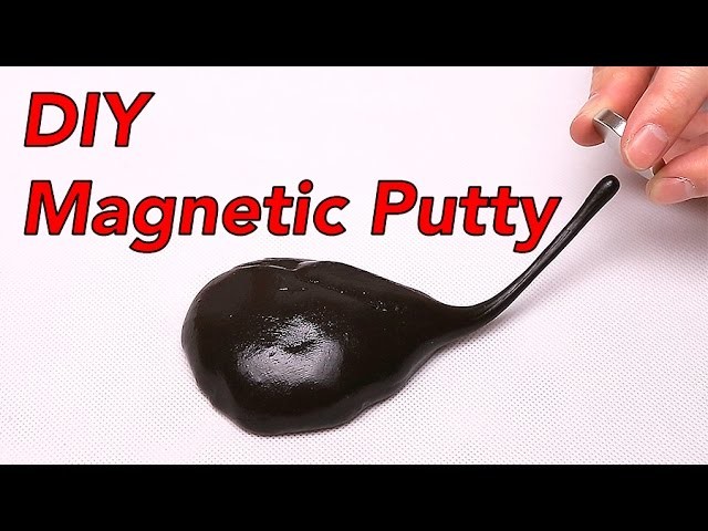 DIY Magnetic Putty ( Magnetic Slime)
