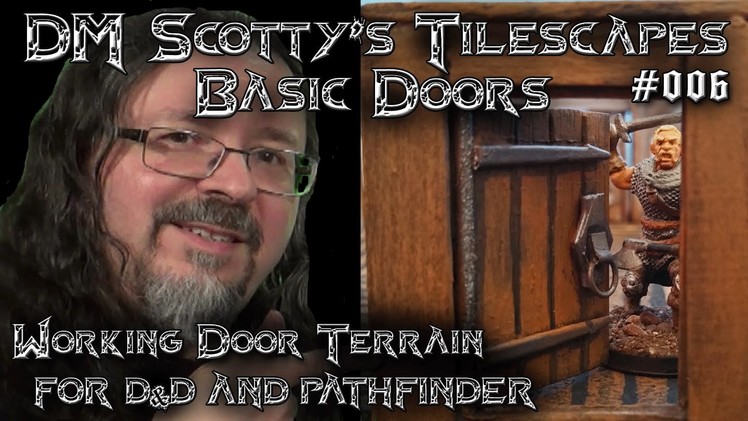 DM Scotty's TILESCAPES Game Terrain MINI OPENABLE DOORS for D&D and Pathfinder #006