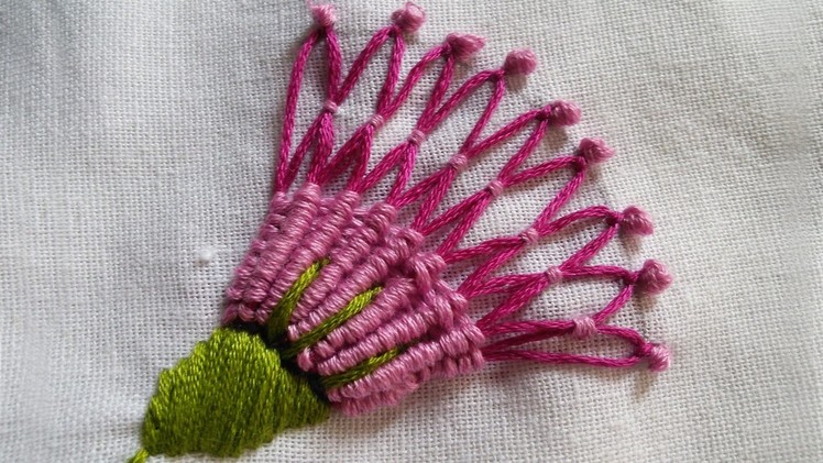 Embroidery Patterns | Spider Hand Stitch Basic Tutorial | HandiWorks#21