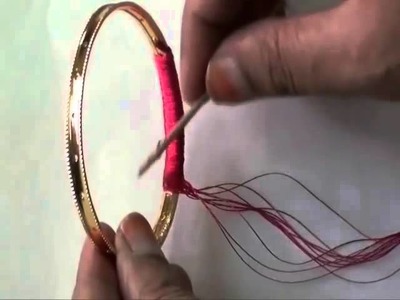 Fashion Video - Silk thread jewellery Bangles making video