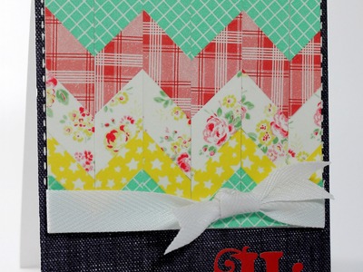 Finally Friday with Julie Campbell: Chevron Greetings