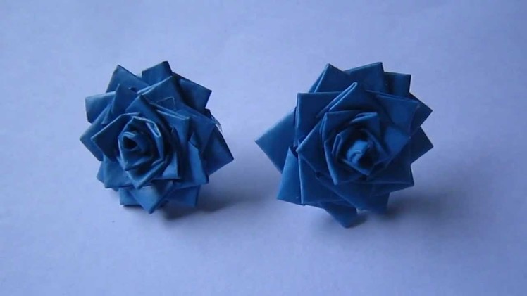 Handmade Jewelry - Paper Rose Earrings (DT)