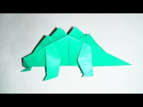 (HD) Baby Stegosaurus Origami (Fernando Gilgado Gomez)