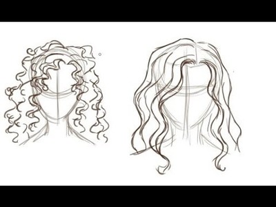 How To Draw Curly Hair