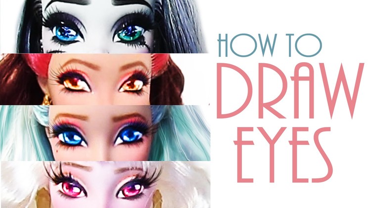 How to Draw Eyes [ FOR DOLL REPAINTS ]