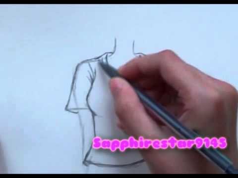 How to Draw Manga Clothing: T-Shirt, Pants,Skirt, Dress Part 1.2