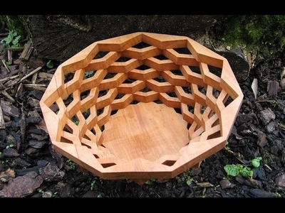 How to make a Bowl (basket) with the Scroll Saw