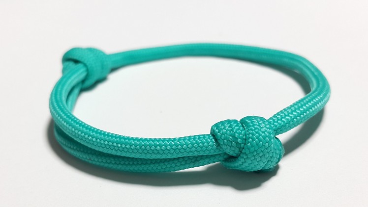 How to make a Sliding Knot Paracord Bracelet [by ParacordKnots]