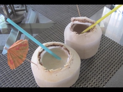How to Make COCONUT DRINKS | House of X Tia