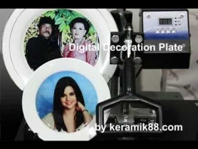How to make digital decoration plate by keramik88