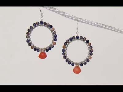 How to Make Wire Wrapped Hoop Earrings