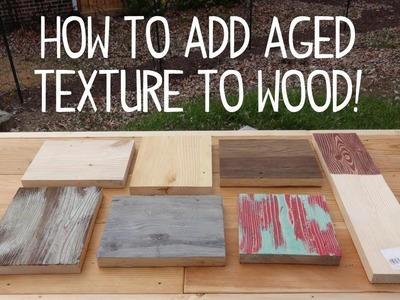 How to Make Wood Look Old & Weathered (Texture Trick!)