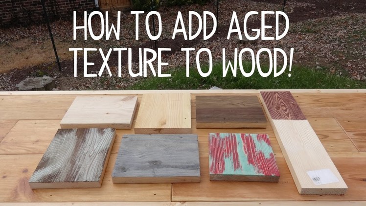 How to Make Wood Look Old & Weathered (Texture Trick!)