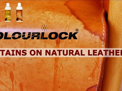 How to remove stains on natural leather - www.colourlock.com