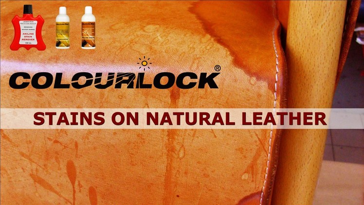 How to remove stains on natural leather - www.colourlock.com