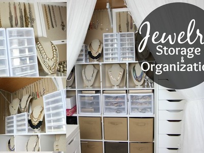 Jewelry Storage & Organization. Closet Tour. Jewelry Collection
