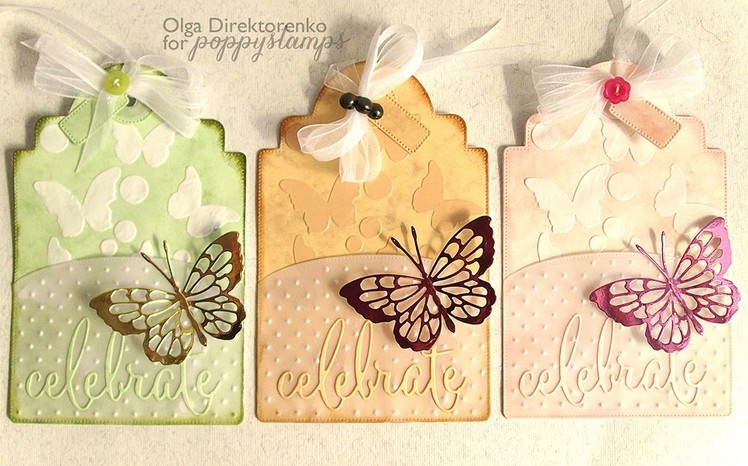 Lacy Butterfly - Gift Card Holder Tag