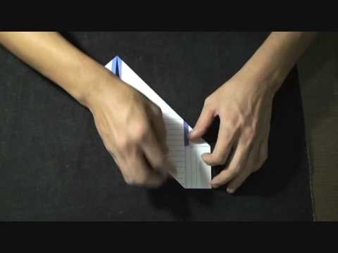 Letter folding instructions (square style)